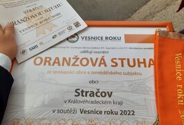 Oranžová stuha - Vesnice roku 2022