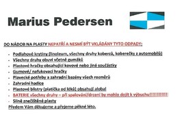 Marius Pedersen - co se nesmí dávat do žlutých popelnic