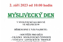 Myslivecký den 2.9.2023