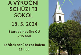 Pochod TJ Sokol + výroční členská schůze