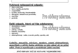 Svoz nebezpečných odpadů