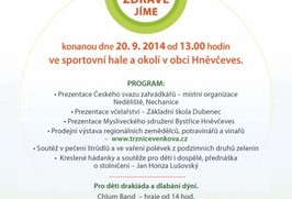 Propagační akce v Hněvčevsi - Na venkově zdravě jíme 20.9.2014
