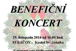 BENEFIČNÍ KONCERT v kostele Sv. Jakuba 29.11. 2014