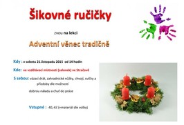 Lekce šikovných ručiček - Adventní věnec