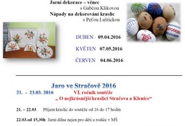 ZMĚNA - Kalendář lekcí Šikovných ručiček jaro 2016