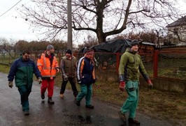 Sběr železa podzim