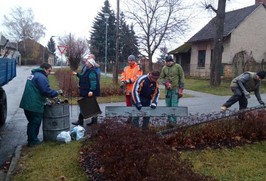 Sběr železa podzim