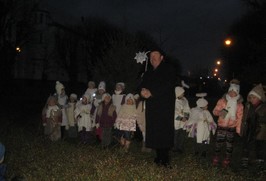 Rozsvícení Vánočního stromku a zpívání